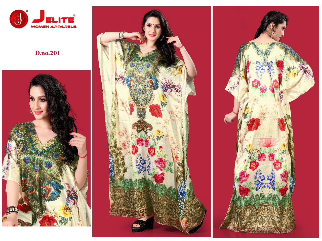 Jelite Kaftan E Nazakat 2Casual Daily Wear Wholesale Kaftan Catalog
